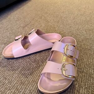 Pink/ Nude Birkenstocks 38 (8)
